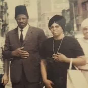 Historic Moorish American couple standing together